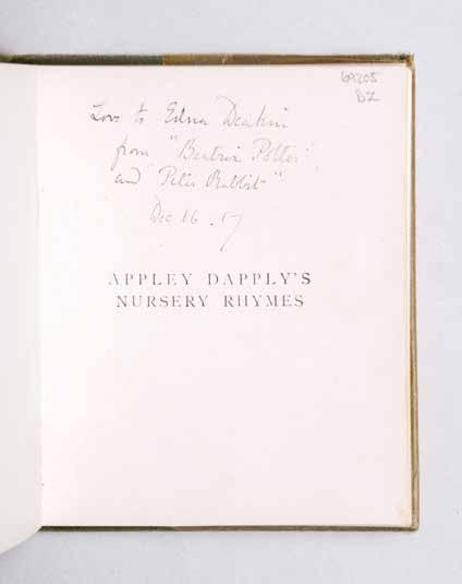 64 Appley Dapply s Nursery Rhymes. London: Frederick Warne and Co., 1917 Sextodecimo.
