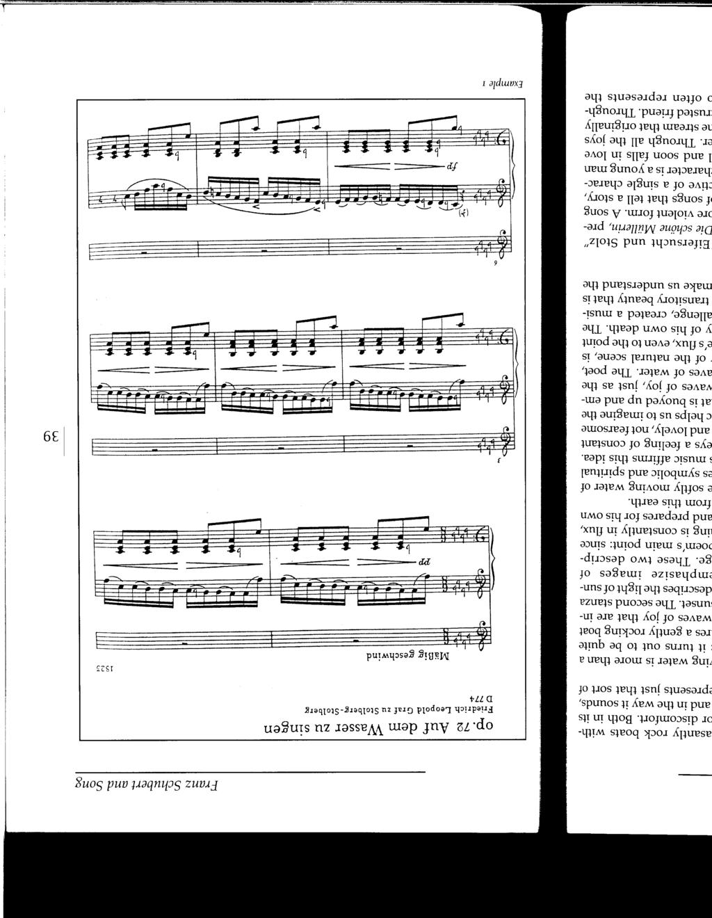 Franz Schubert and Song op. 72 Auf dem Wasser zu singen Friedrich Leopold Graf zu StolbergStolberg D774 MaBig geschwind 1523 j t b. 'PP====.. &:....J """.. 1.........1., v t),..?.,._!