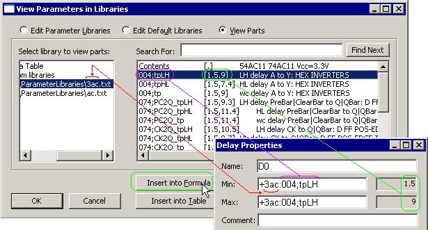 13. Parameter Libraries and Merging Diagrams All the timing diagram editors include support for Parameter libraries.