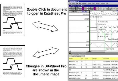 24. OLE Option The OLE option allows images to be embeded into word processors and other applications so that the image and the timing diagram file are linked.