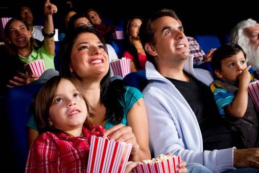 Hispanics Go to the Movies as a Group While language differences often exist among Hispanic families, the