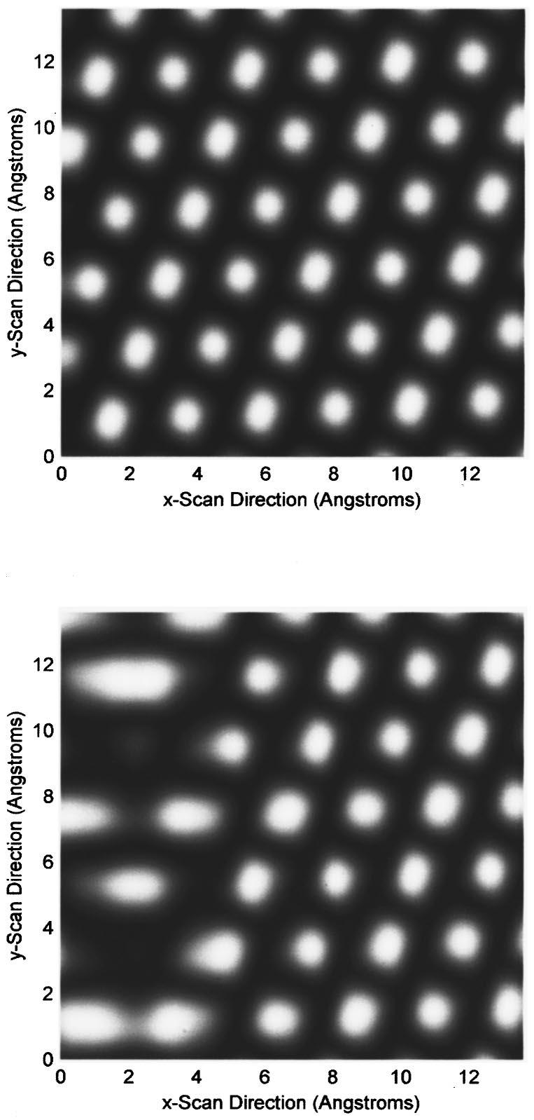 Rev. Sci. Instrum., Vol. 70, No. 12, December 1999 Vibration compensation 4603 FIG. 3. Simulated scan paths and images.