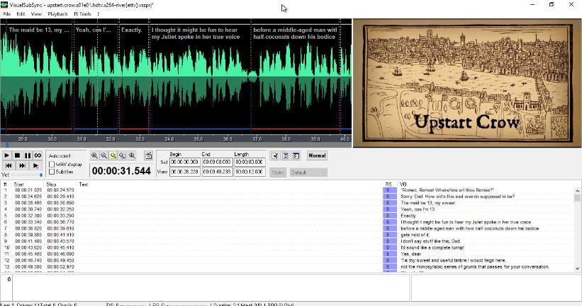 Figure 15 VSS - Reference VO In the image above, on the right, there is the English base as reference and on the left, there are the captions that the subber creates on his/her own.