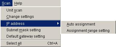 Chapter 3: SYSTEM SETTINGS (NX-100 SETUP PROGRAM) 5.2. Menu 5.2.1. File Save in setting file format (Ctrl+S): Exit: Saves scanned unit data to the PC in unit setting file format ([IP address].