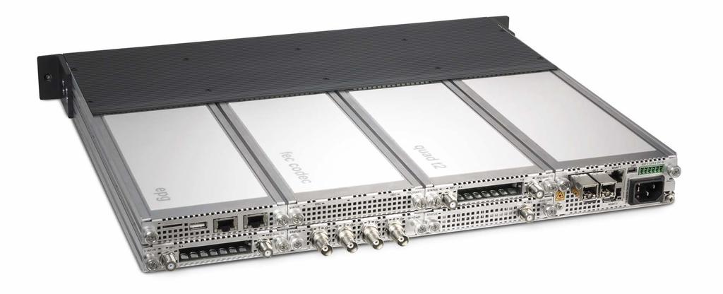 Hot-swap for all modules Configurations copied and transferred automatically Inbuilt scrambling No need for cabling Internal switch Minimized need for cabling High quality fans Automatically