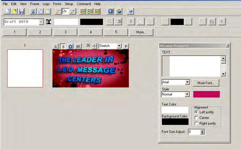 Creating a message Basic Mde (cntinued) Step 3: Adjust the backgrund playback speed use the