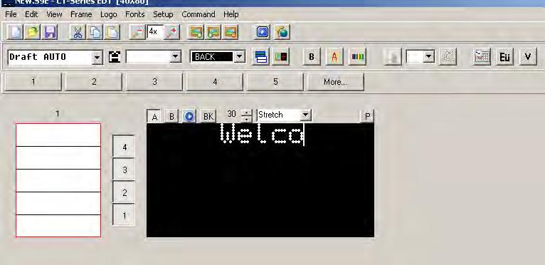 Advanced Mde Creating a Message Typing message Instead f typing int a Text Bx like in Basic Mde, mve cursr inside the Frame Windw/Display Area and begin