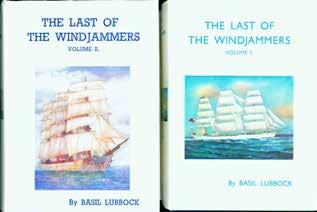 65 Lubbock, Basil. THE LAST OF THE WINDJAMMERS. With illustrations and plans. 2 vols., thick cr. 4to, Reprint Editions; Vol. I, pp.