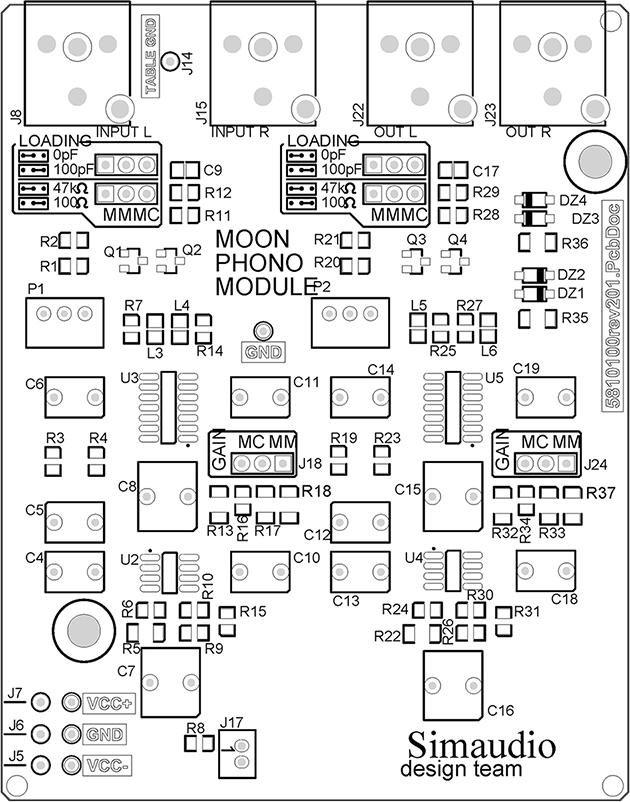 Circuit Board Layout A B A B C C Figure 1: MOON 110LP Circuit Board layout Available