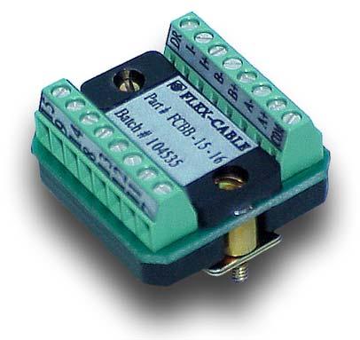 FCBB-15-16 Low Profile Feedback Breakout Board Ultra 3000/5000 Encoder Breakout Board The FCBB-15-16 is ideal for feedback cables that need to be run through conduit or seal tight and terminated at