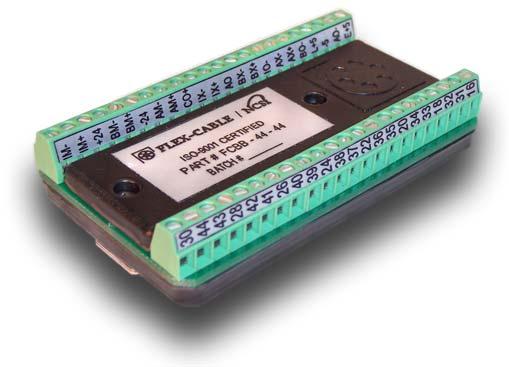 FCBB-44-44 Low Profile Breakout Board For use on Ultra3000 and Ultra3000i Drives.