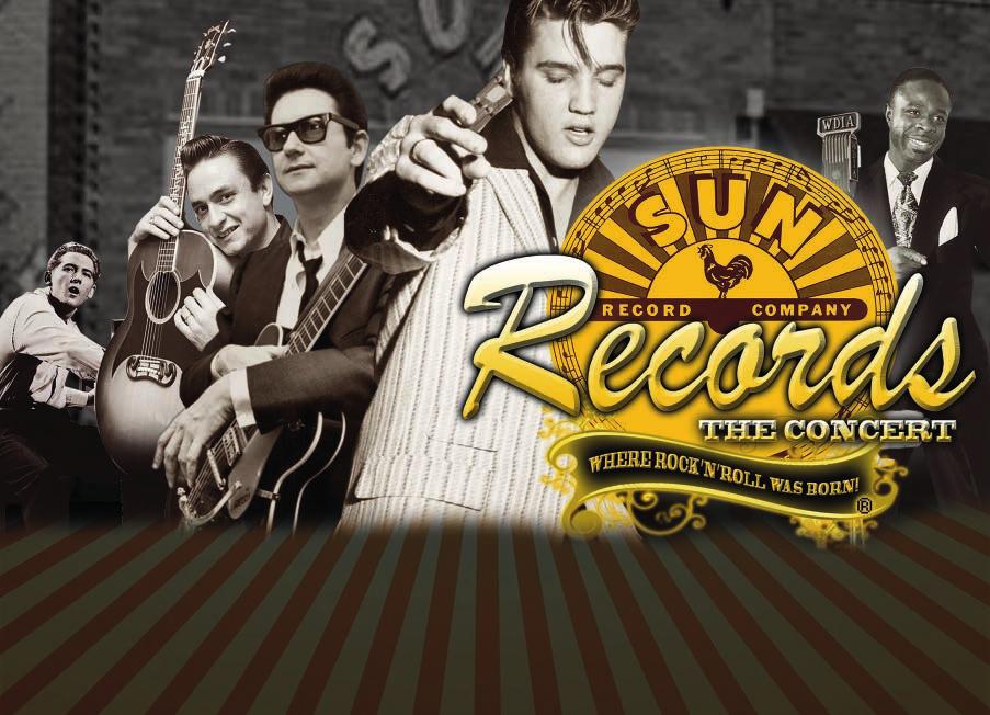 The label that brought you Elvis Presley, Jerry Lee Lewis, Johnny Cash, Roy Orbison, Carl Perkins, Rufus Thomas and scores more rockin pioneers, comes to life live on stage with Sun Records The