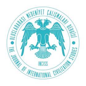 The Journal of International Civilization Studies Uluslararası Medeniyet Çalışmaları Dergisi Volume III/ Issue I- ISSAS Special Issue ISSN: 2548-0146, Nevşehir/ TURKEY DOI: <doi>10.26899/inciss.