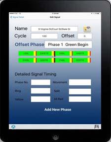 Signal Timing Editor The Signal Timing Editor allows users to manually input and edit signal timing plans and view the