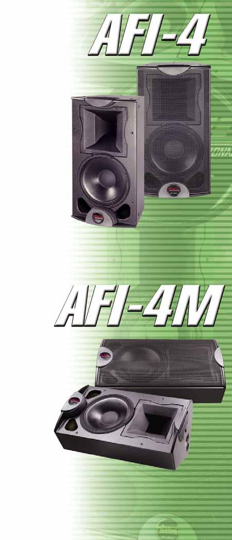AFI-4 The AFI-4 is a fully arrayable loudspeaker versatile enough for clubs, discos, churches, theaters, and theme parks.