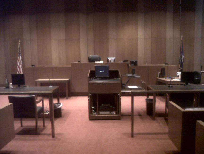 NYS Court of Claims Video Presentation System The audio and visual means of presentation in the Courtroom increase both efficiency as well as comprehension.