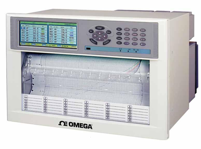 Interfaces are Available U Recording and Calculation of Data Communication Input RD5100 series chart recorders are 250 mm (10") hybrid recorders with multi-range input.