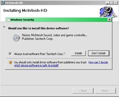 Follow the instructions below to install the McIntosh MAC7200 Driver: Purpose: To Install the McIntosh USB Audio Windows Driver for use with McIntosh Products with an USB-Digital Audio