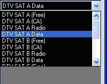 After the scan is finished, select the data channel that your service provider broadcasts on.