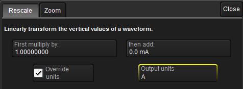 Operator's Manual Copy Function The Copy math function saves a copy of your present waveform in its unprocessed state to the first available memory location.