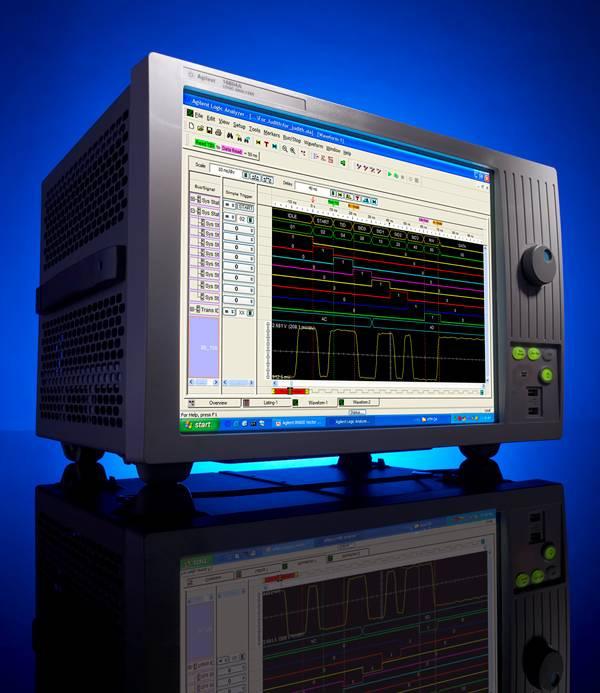 Introducing Agilent 16800 series Logic Analyzer 4 GHz Timing Zoom @ 64K deep Up to 1 GHz timing with deep memory Up to 450 MHz state clock rate Up to 500 Mb/s state data rate