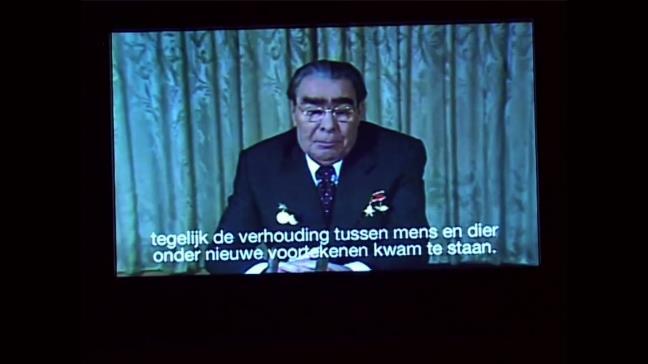 Image 17: Recording of a speech by Brezhnev about housing Russian
