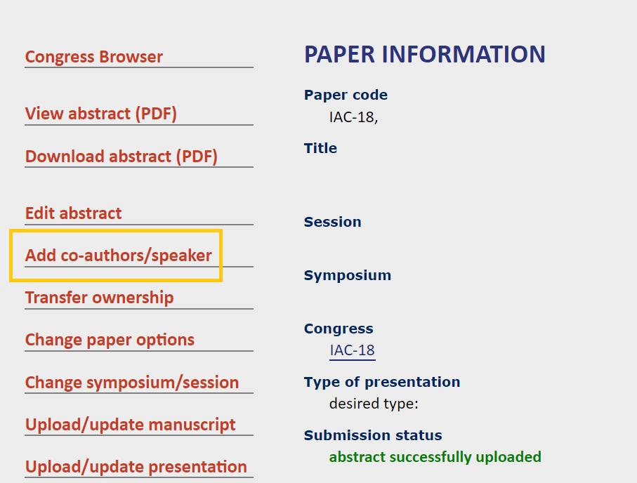converter can be downloaded following the links under the upload tool box ( Generation of final papers in PDF ).