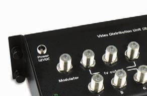 SECTION 3 StarServe Product Introduction 8072/6VHP Video Hub Modulator input for the
