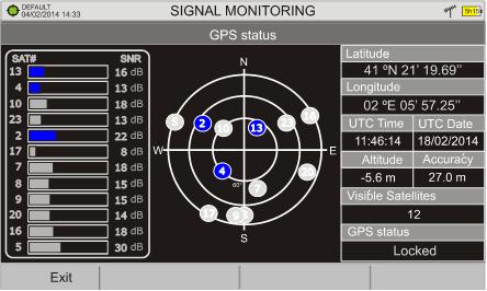 In the Advanced menu there are some options for the Signal Coverage. They are: Start: : It starts the signal coverage study. Stop: It stops the signal coverage study.