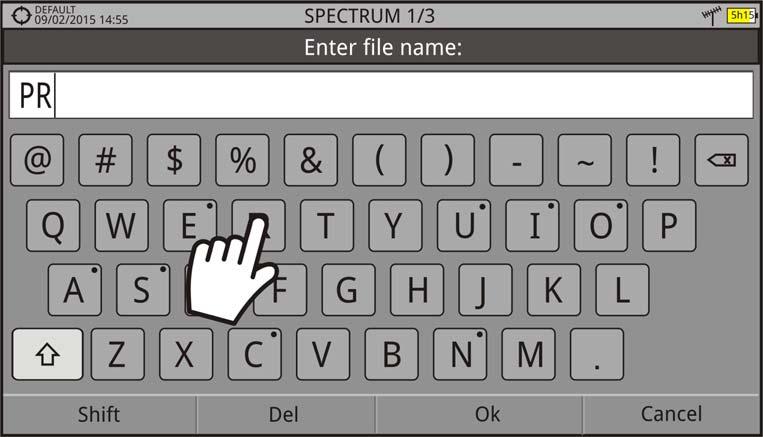 can type directly on the on-screen