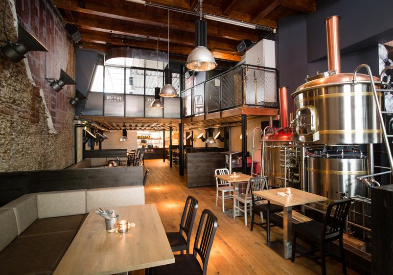 The challenge: a versatile sound system that suits every situation Bierfabriek Delft opened in 2014, mixing the best elements of a brewery, grand café, restaurant and nightspot.