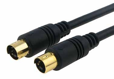 Male Cable, Gold Plated 309886 309890 309887 6ft 309891