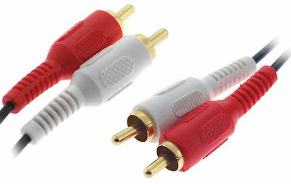 100ft 2 RCA Male to 2 RCA Male Stereo Audio Cable,