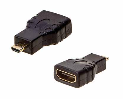 Female to Micro HDMI D Male Adapter