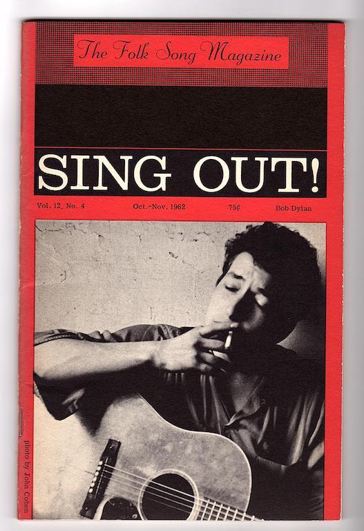 BROADSIDE frst published Dylan in the same year, and also published "Blowin in the Wind", but this is a very early appearance of Dylan in print, and a fairly substantial one (seven pages, plus the
