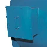 Nested Inlet Vanes Safety Screen External Inlet Vanes Shaft Seal Drain All fans are constructed with a weep hole in the bottom of the housing.