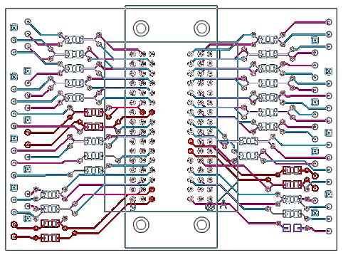 Figure 2 - A Memory Breakout board layout For illustration purposes the physical description and many of the performance graphs will be based on the memory breakout board layout in Figure 2.