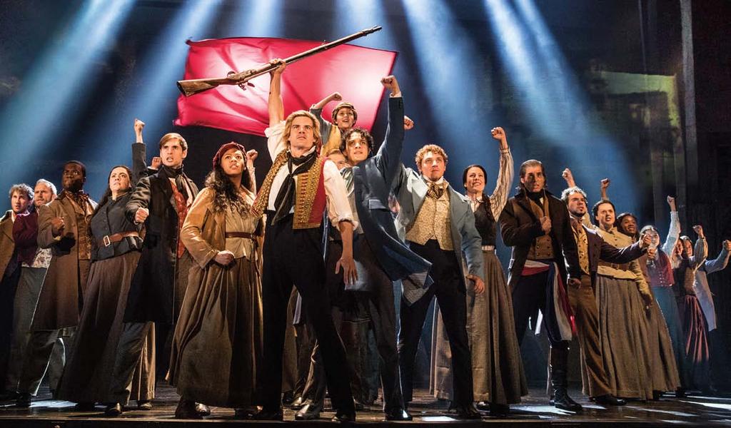 The company of LES MISÉRABLES performs One Day More. Photo by Matthew Murphy YOU WON T STOP LAUGHING! A crowd-pleaser...fun and fabulous! Dallas Morning News APR. 23-25, 2019-7:30 P.M. SOMETHING ROTTEN is Broadway s big, fat hit!