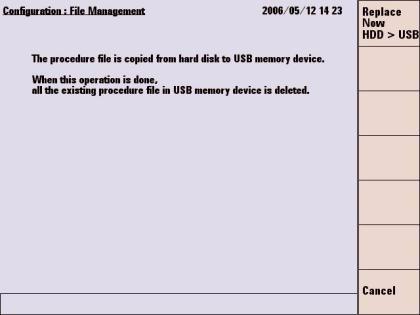Screen Reference 5 Figure 5-54 HDD to USB Copy