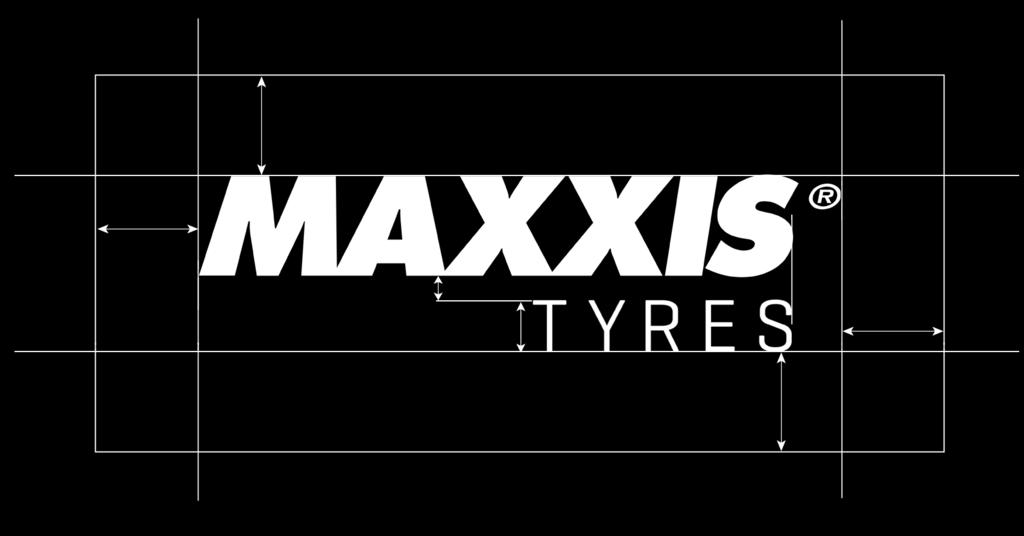 Exclusion zone To maintain the clarity of the Maxxis Tyres logo a clear Exclusion Zone should always be retained.