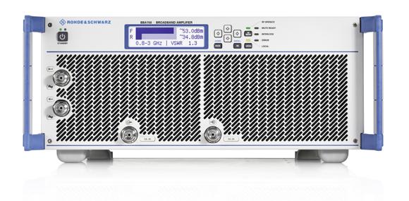 R&S BBA150 Broadband Amplifier At a glance The R&S BBA150 broadband amplifier family generates power in the frequency range from 9 khz to 6 GHz.