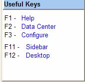 2. Reminder of Useful Keys. Found in the bottom of the Sidebar. 3. Equibase Mutuels Webpage.