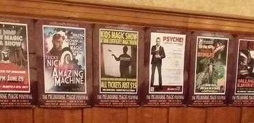 Legal rights to play music in your show through APRA. A1 poster & A3 poster printed and displayed in the foyer and Town Hall windows (see photo below) What s The Deal?
