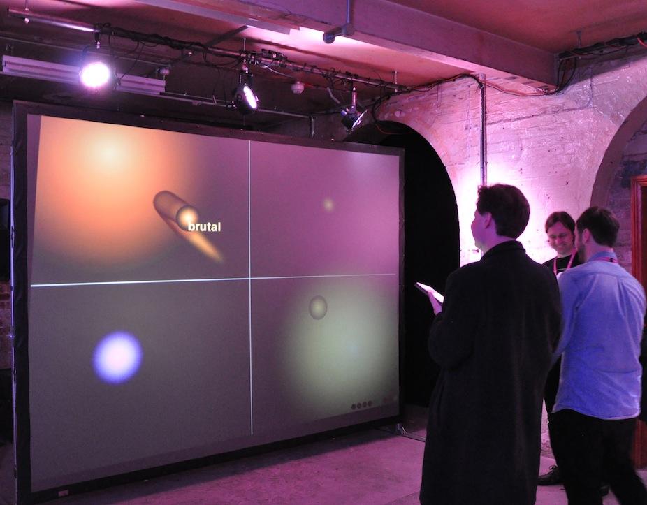 Listeners can experience the music by moving around within the musical space using mobile sensors.