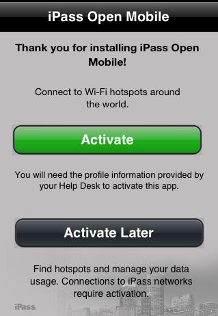 Installing and Activating Technical Requirements ipass Open Mobile 2.1 for ios requires the following: ios 4.