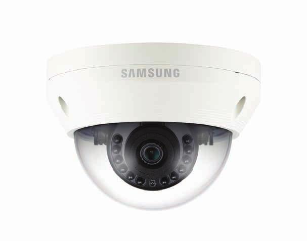 SCV-6023R 1080p Analogue HD Vandal-Resistant IR Dome Camera 0.25Lux@F2.1 (Color), 0Lux@F2.1 (B/W : IR LED on) Built-in 4mm fixed lens IR viewable length 20m, IP66, IK10 45.6 (1.8") 94.0 (3.7") Ø100.