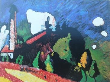, Krajina s stolpom, 1909 (vir: Tršar, 1997, 215) Slika 8 - Kandinskij, W.