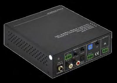 (TOSLINK) audio input source to Stereo RCA output Ideal for connecting equipment such as an A/V receiver or a recording deck via the