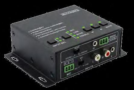 operate Mini Audio Amplifier with Mic Mixer MPN: AP2DBL Compact size Power supply included Fast switching audio amplifier 2x20