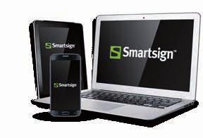 Smartsign is a publishing system that handles all kind of content and publishes it on the right place at the right